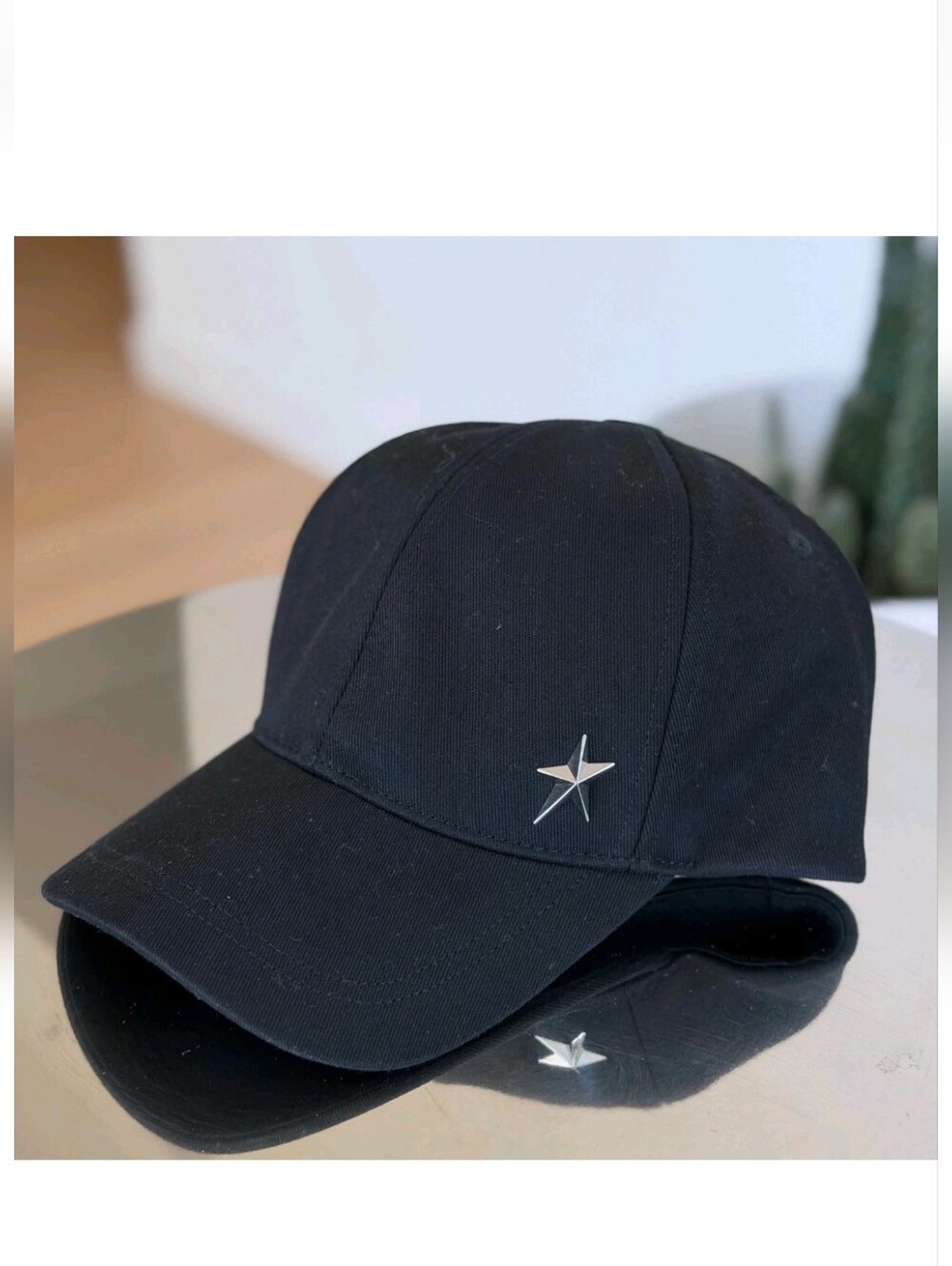 Mugler x H&M Baseball Cap, Black, Size Medium